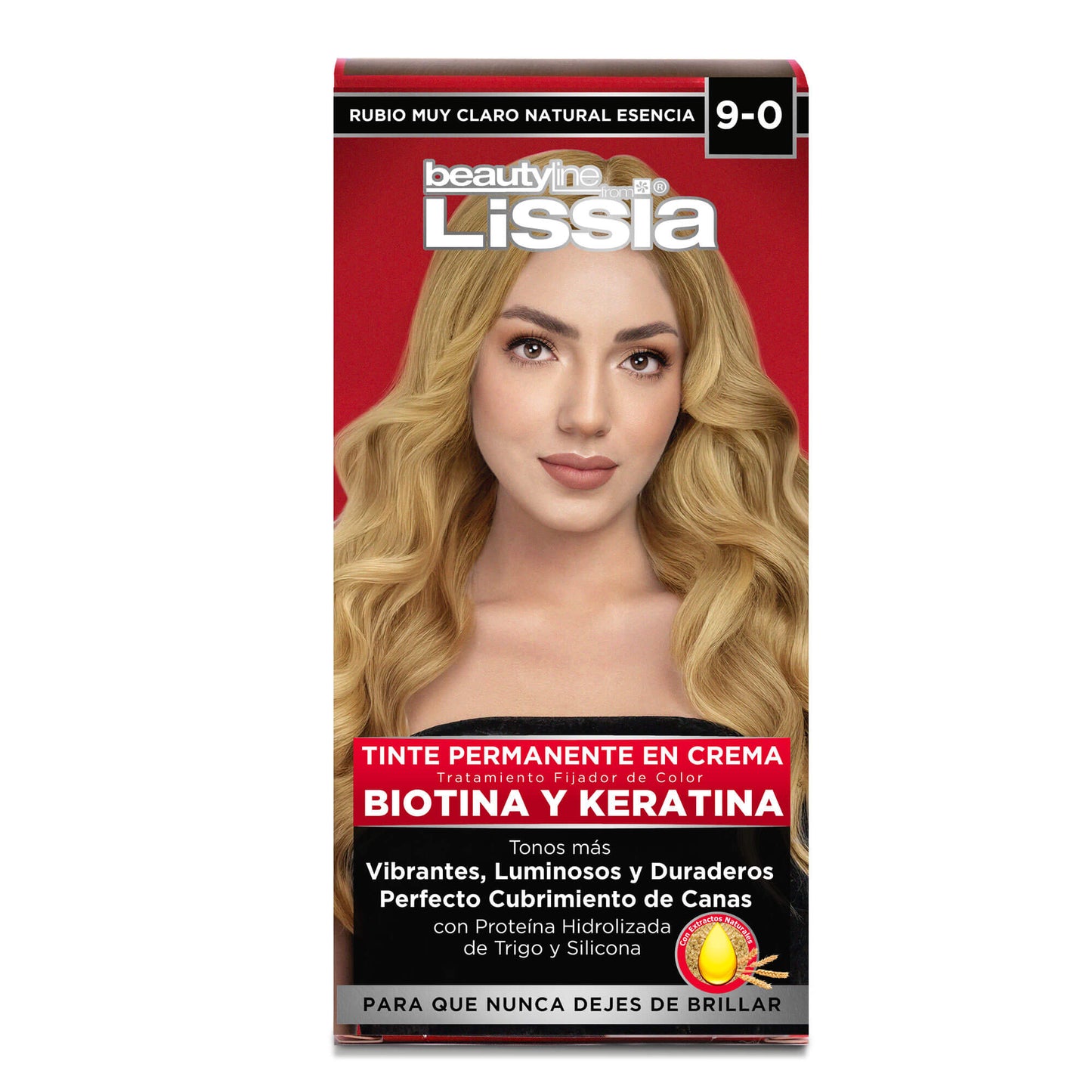 Tinte Rubio Muy Claro Natural Esencial 9-0 Kits Lissia
