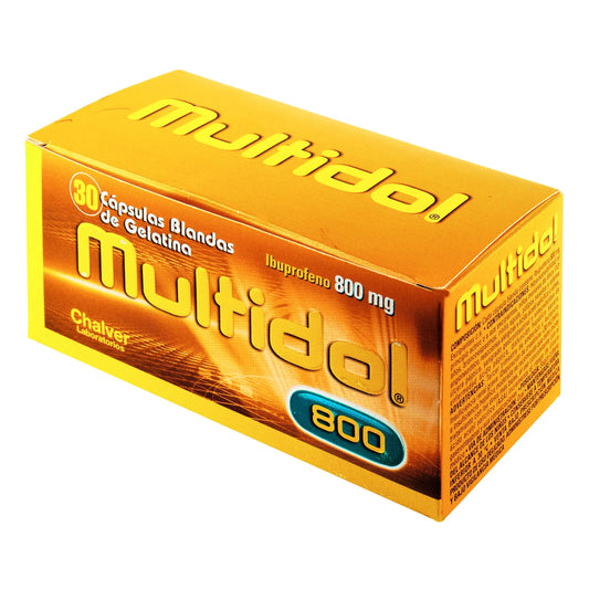 Multidol 800 mg 30 Cápsula.BLANDA GelATINOSA