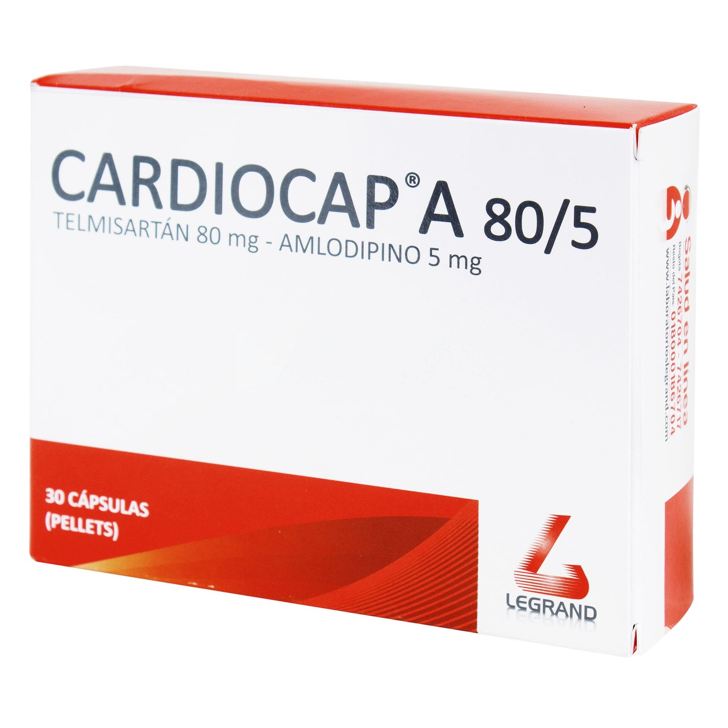 Cardiocap A 80/5 mg 30 Tabletas (a)