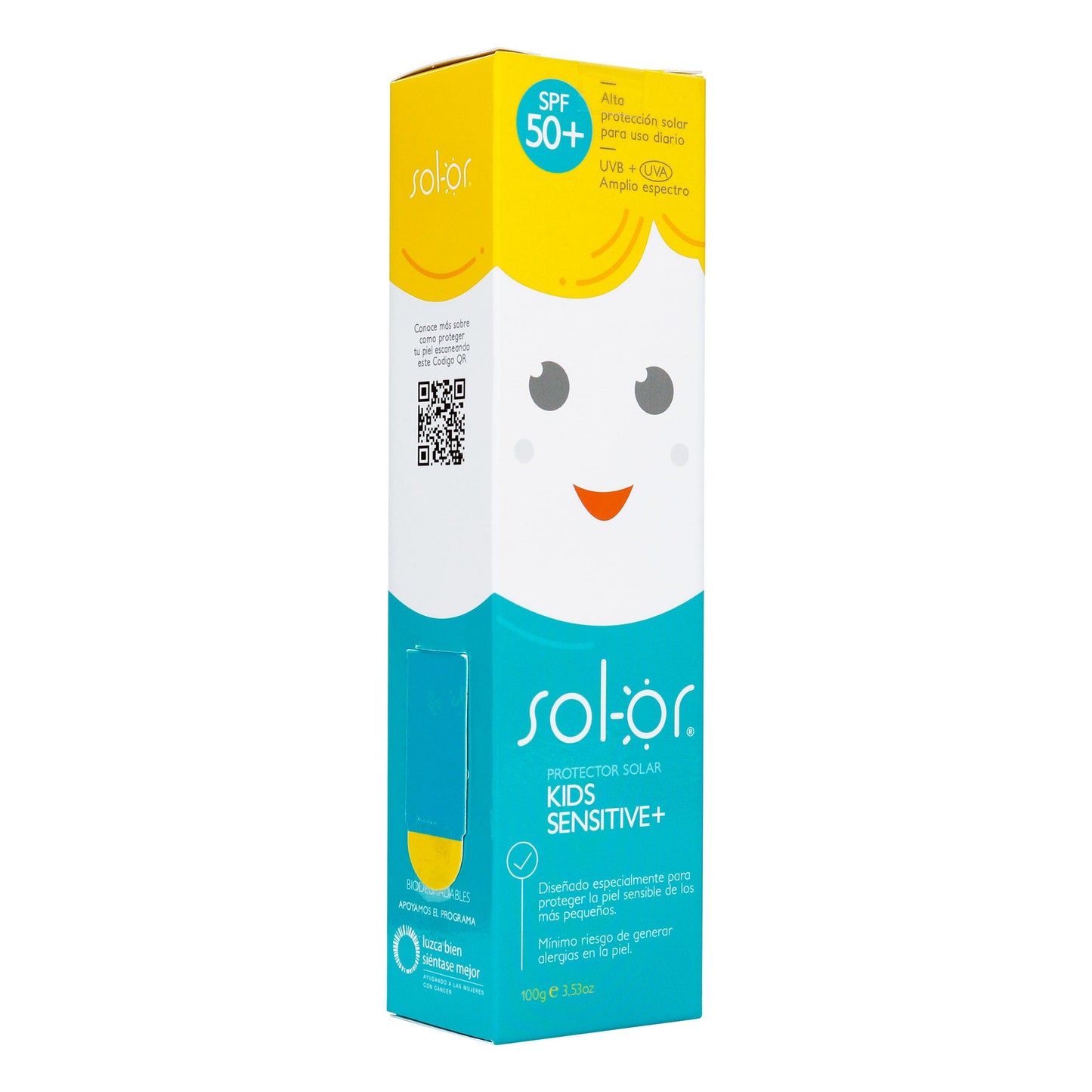 Bloqueador Solución-OR Kids Tubo 100 Gramos