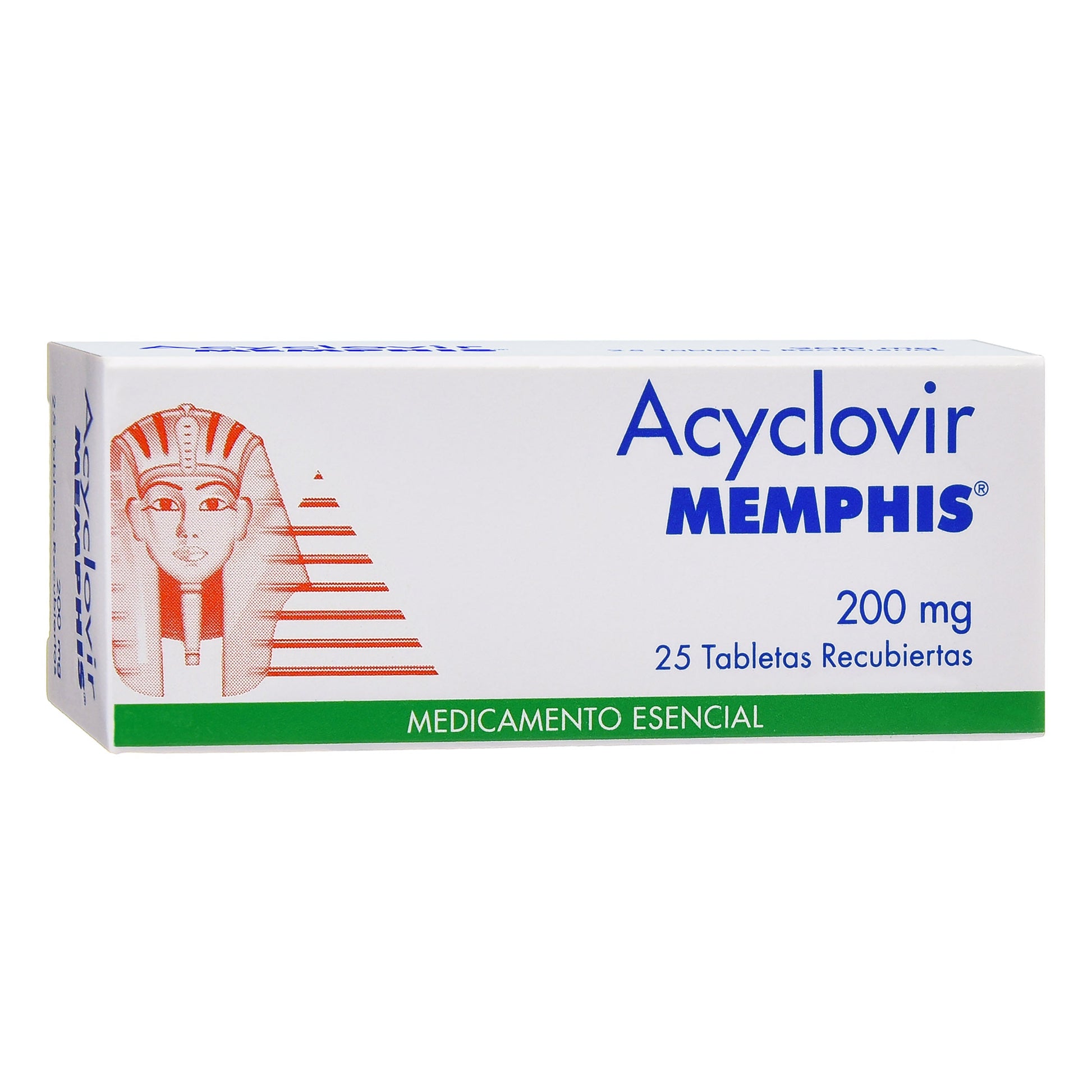 Acyclovir 200 mg 25 Tabletas Mp