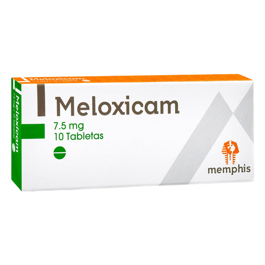 Meloxicam 7.5 mg 10 Tabletas Mp
