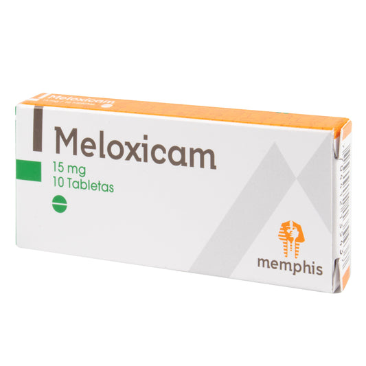Meloxicam 15 mg 10 Tabletas Mp