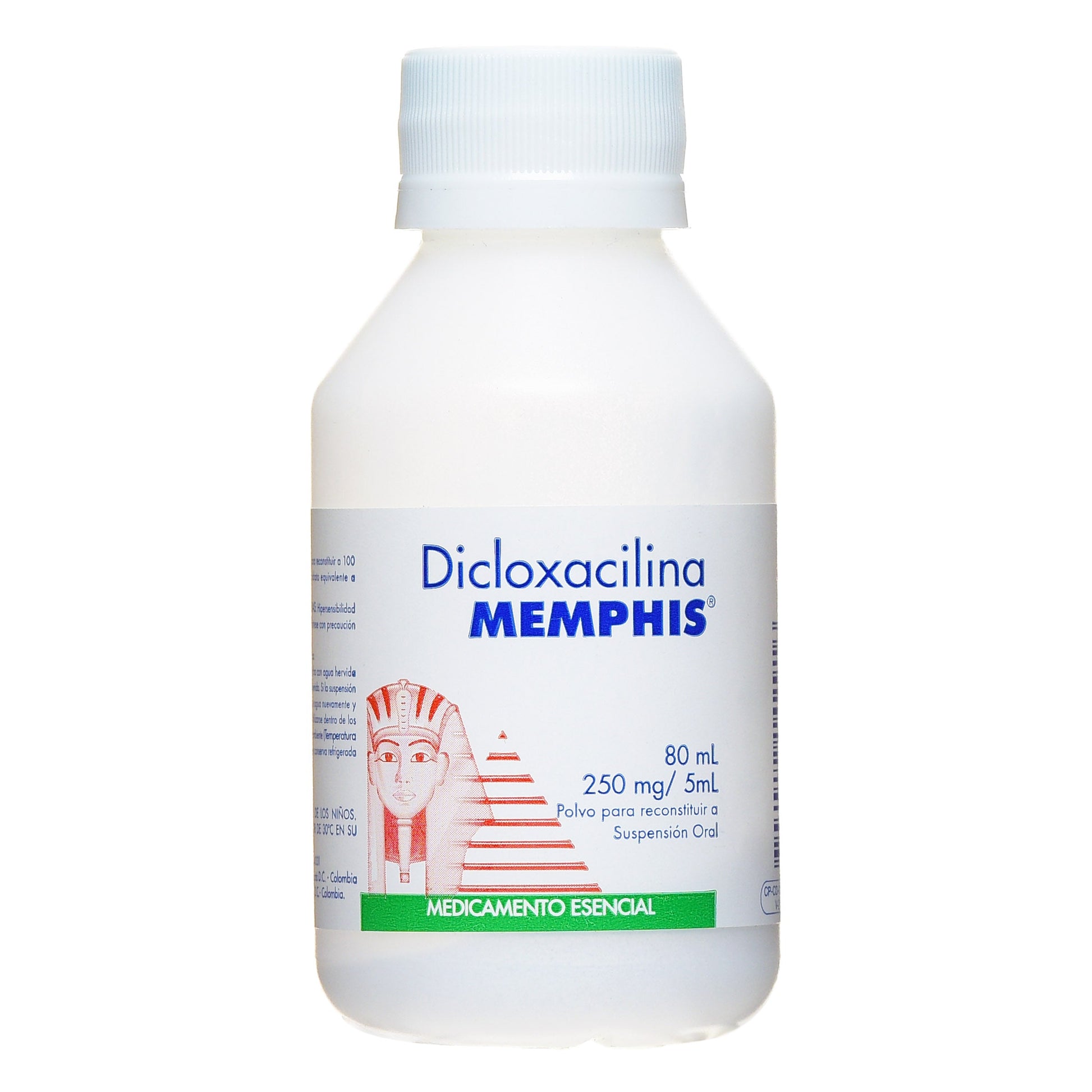 Dicloxacilina 250 mg Suspensión.80 ml Mp