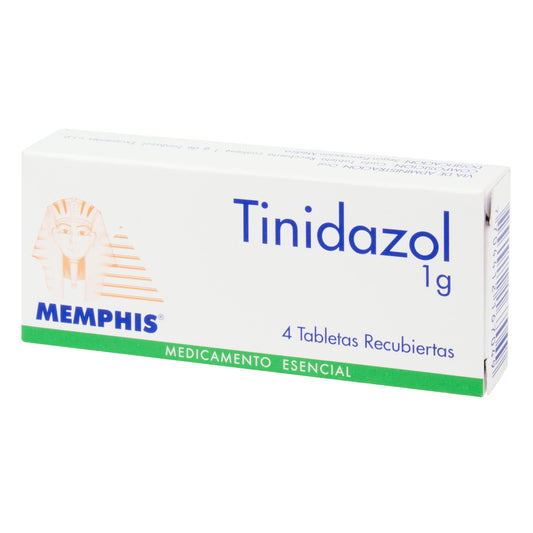 Tinidazol 1 Gramo 4 Tabletas