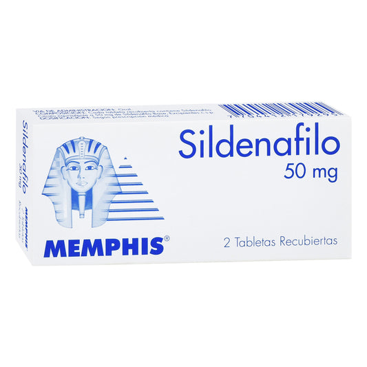 Sildenafil 50 mg 2 Tabletas Mp