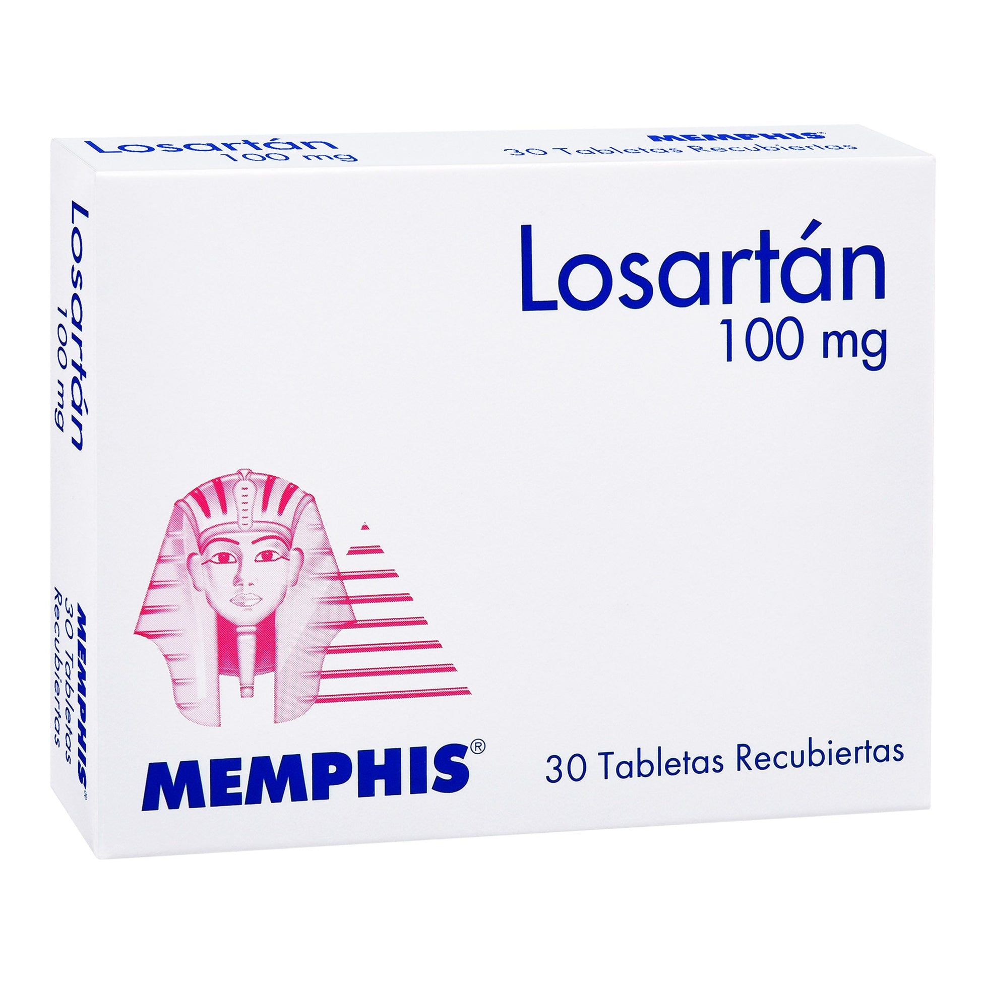 Losartán 100 mg X 30 Tableta Menphis