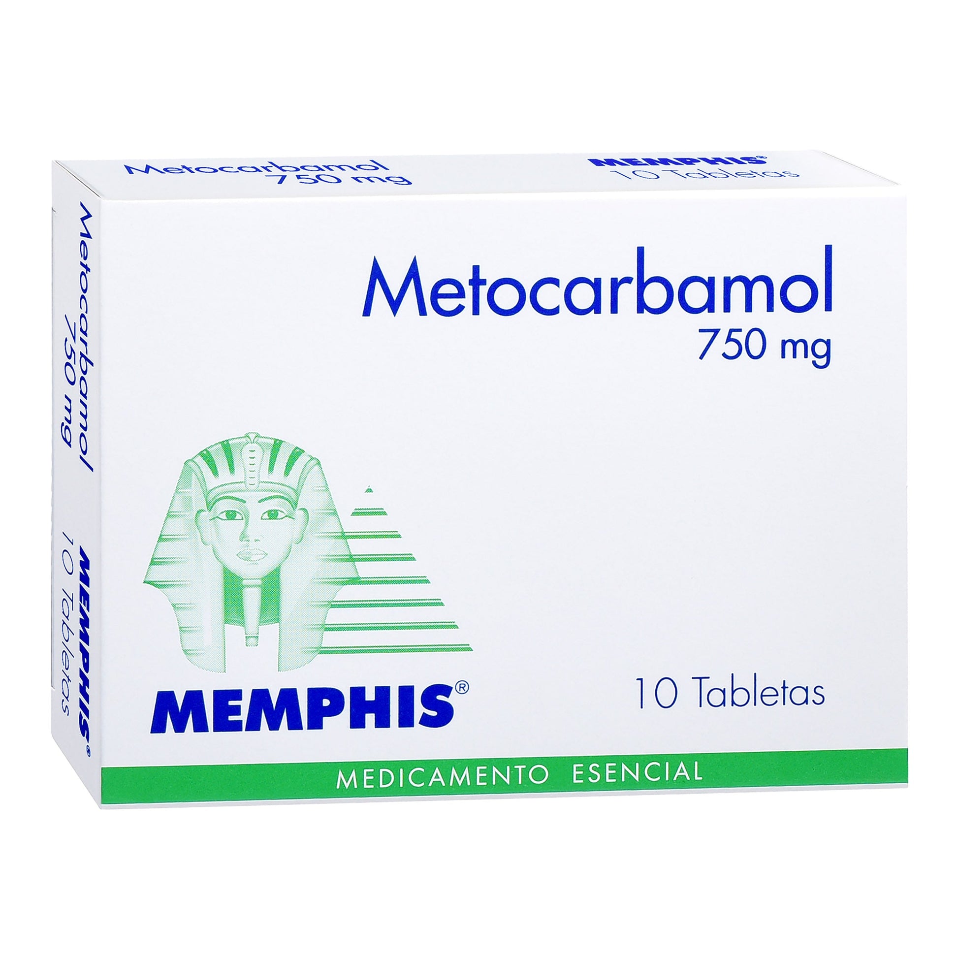 Metocarbamol 750 mg 10 Tabletas Mp