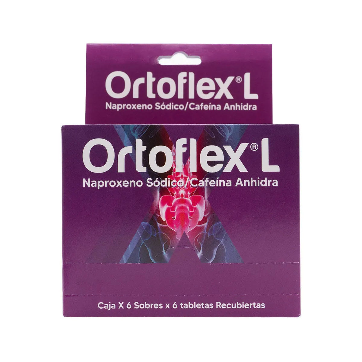 Ortoflex L Naproxeno Cafeína 36 Tableta