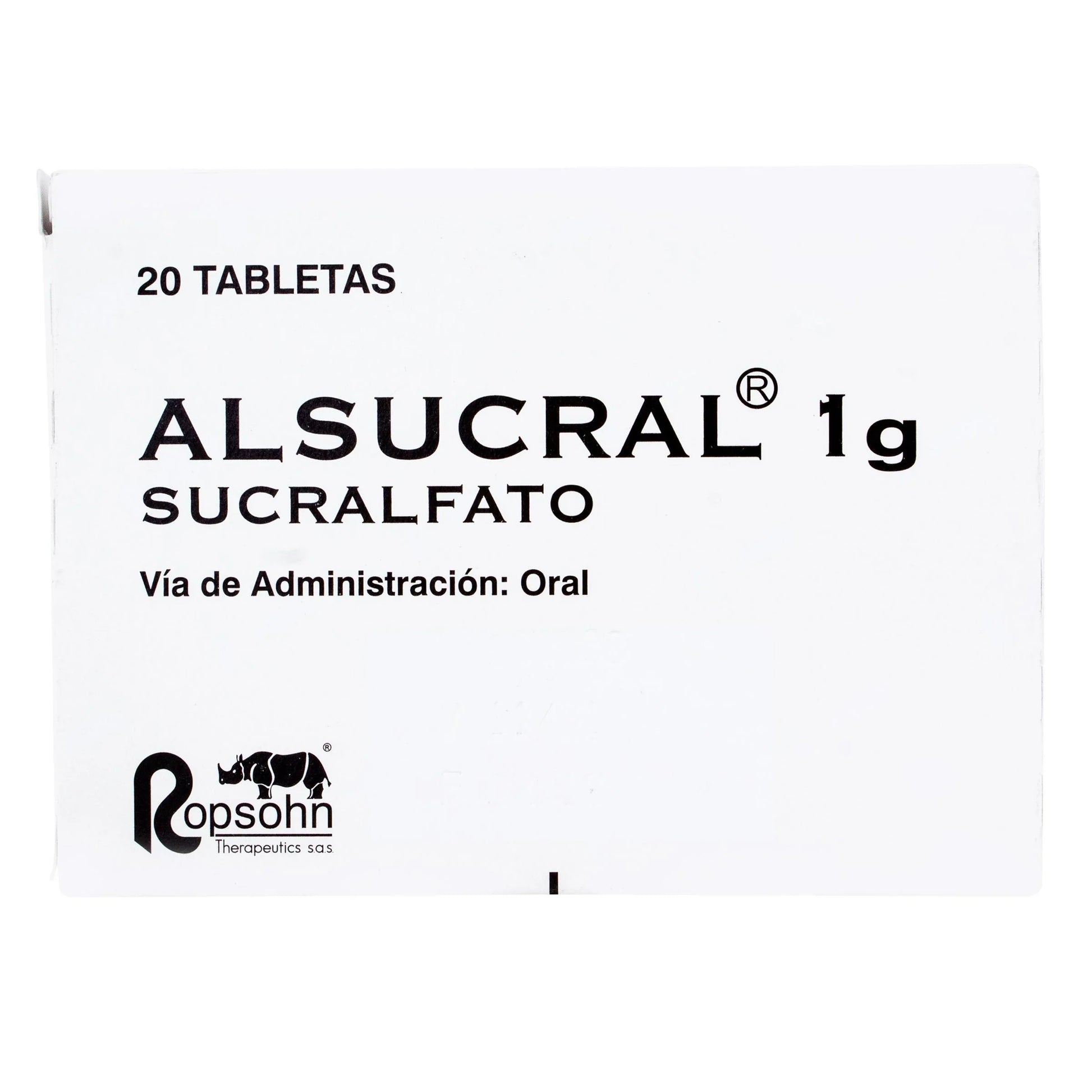Alsucral 1 gr 20 Tabletas
