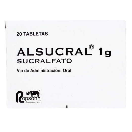 Alsucral 1 gr 20 Tabletas