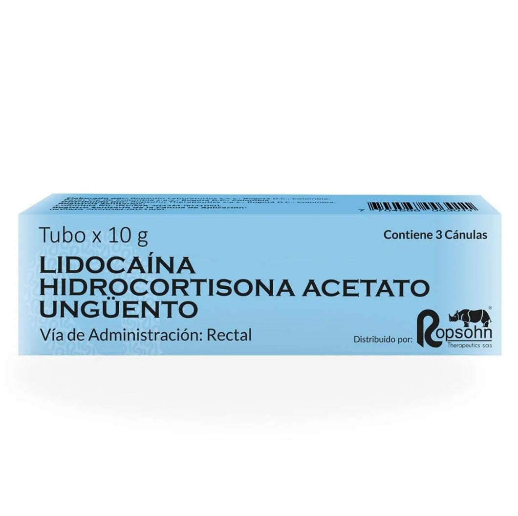 Lidocaina - Hidrocortisona Ungüento 10 gr