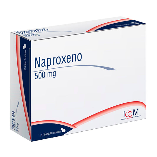 Naproxeno 500mg 10 Tbs Icom