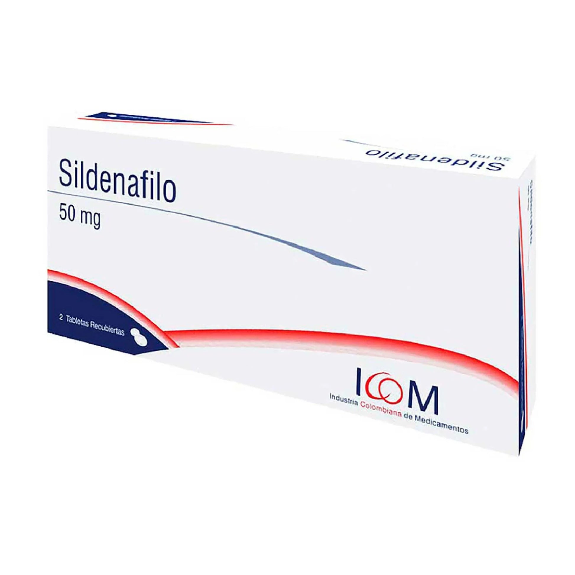 Sildenafil 50 mg 2 Tabletas Ic