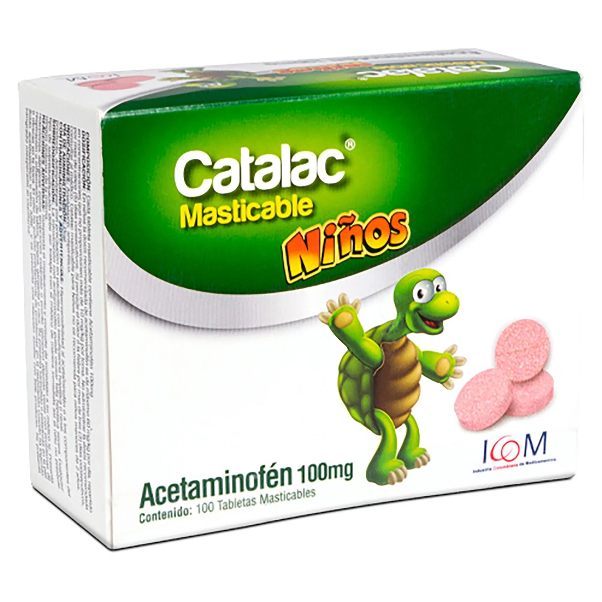 Catalac 100 mg 100 Tbs Masticables Ic Mq