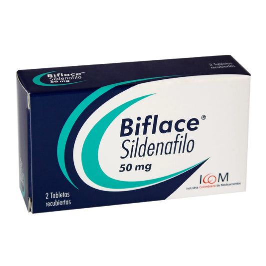 Biflace 50 mg 2 Tabletas Icom