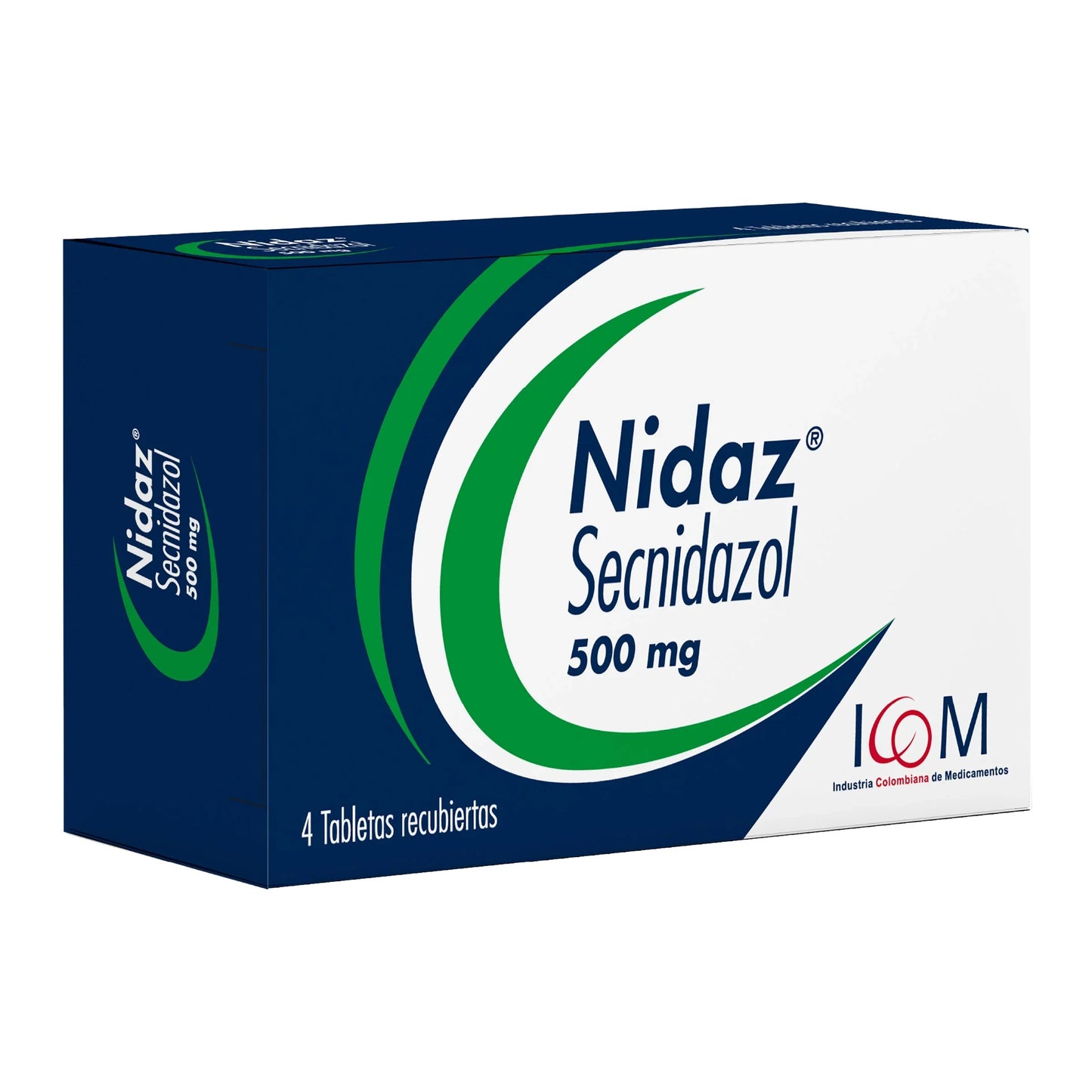 Nidaz 500 mg 4 Tabletas Icom