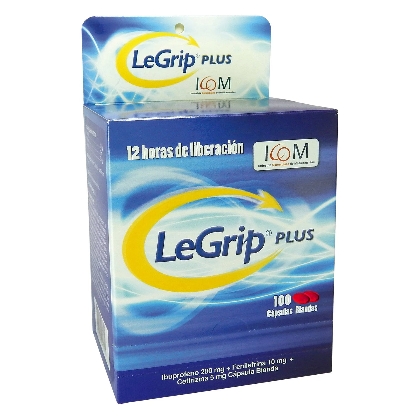 Legrip Plus 100 Cápsula Blandas Icom