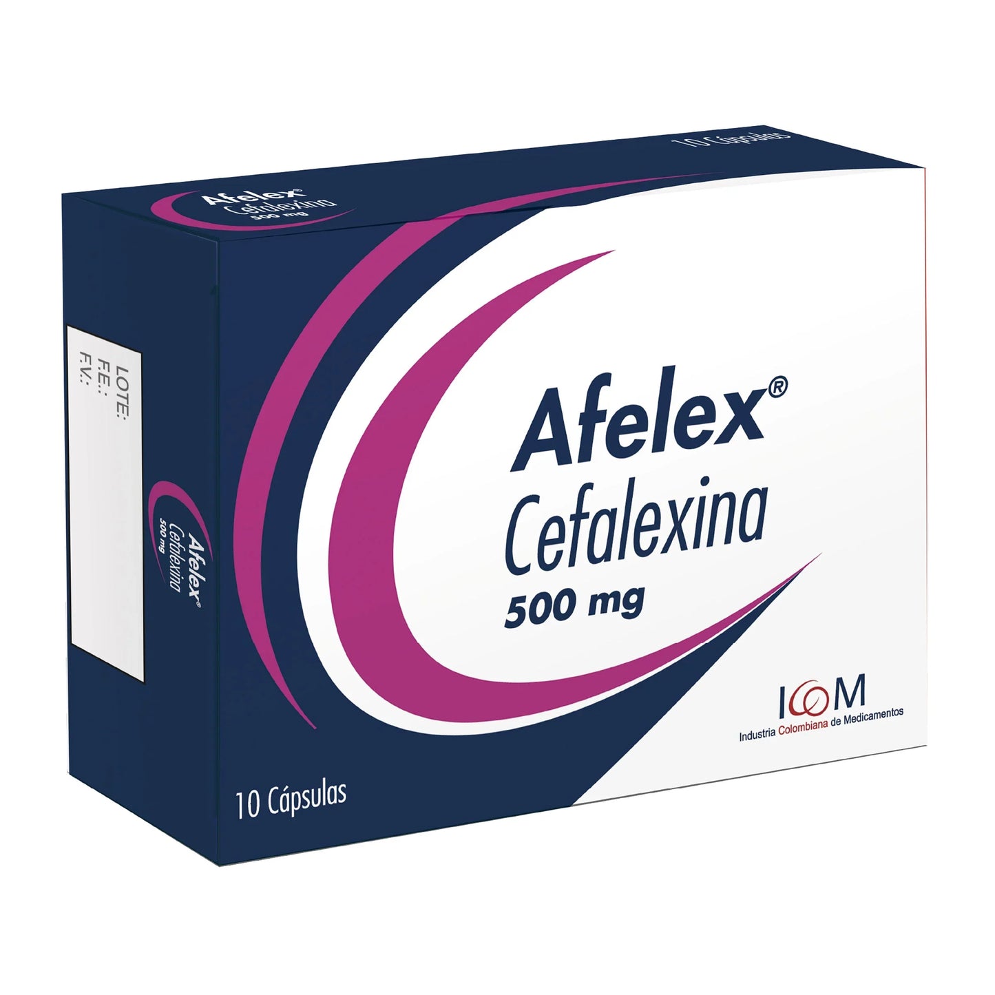 Afelex 500 mg 10 Cápsula Icom