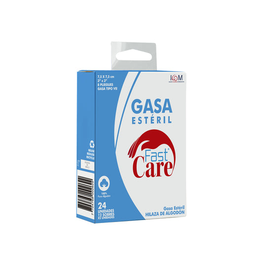 gasa-fast-care-esteril-3x3-yd-12-sobres
