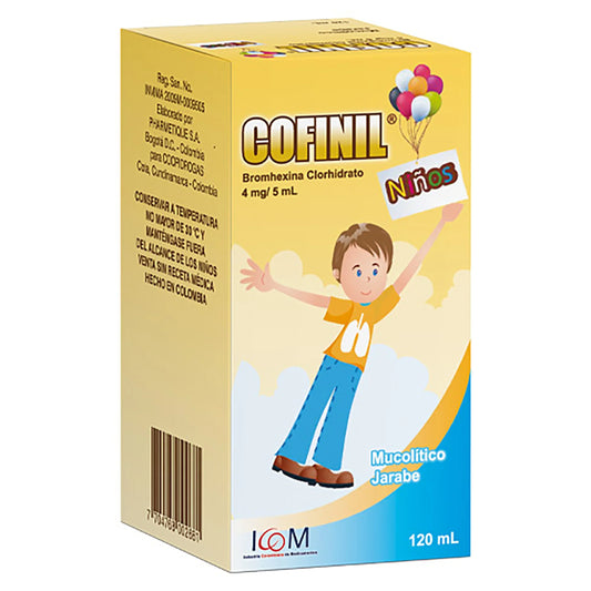 Cofinil 4mg Niã‘os Jbe 120ml