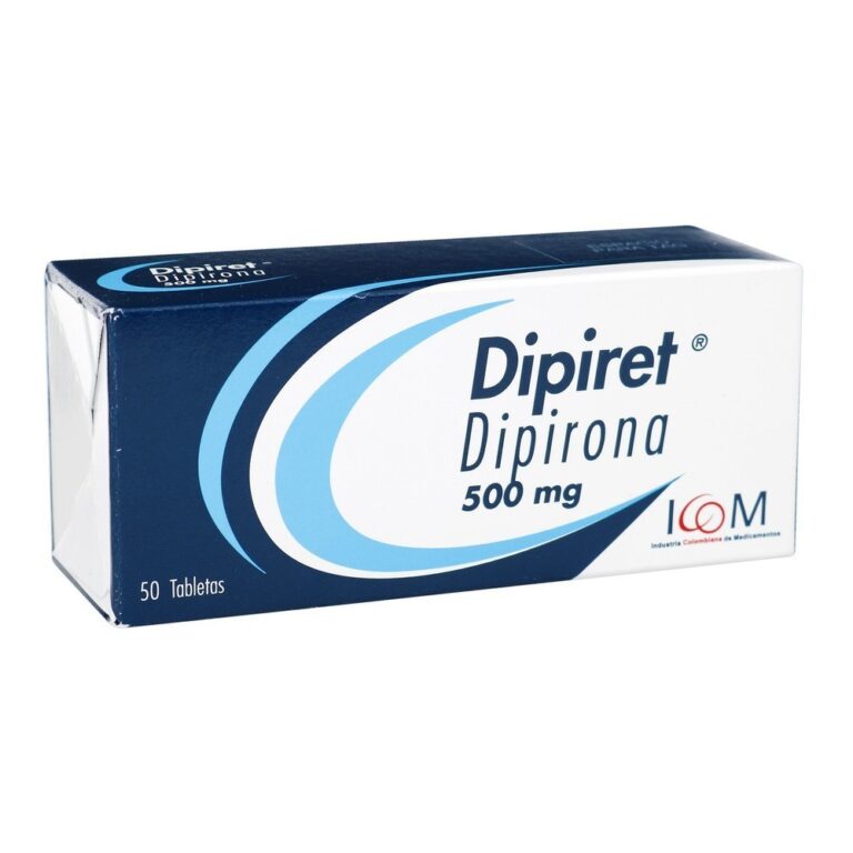Dipiret 500 Miligramos 50 Tabletas