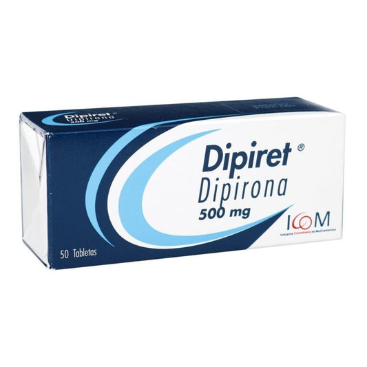 Dipiret 500 Miligramos 50 Tabletas