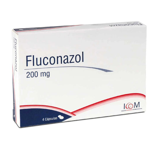 Fluconazol 200mg X 4 Cápsulas Icom