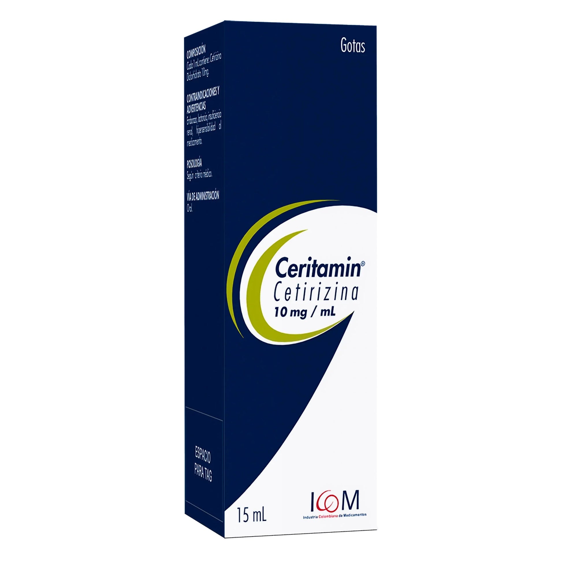 Ceritamin 10 mg/ML Gotas 15 ml Icom (rf)