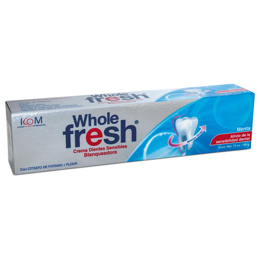 Crema.DIENTES Sens .blanq. Whole Fresh 75