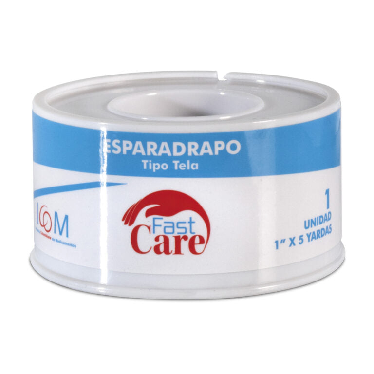 Esparadrapo Tela Blanco Fastcare 1X5 Unidad