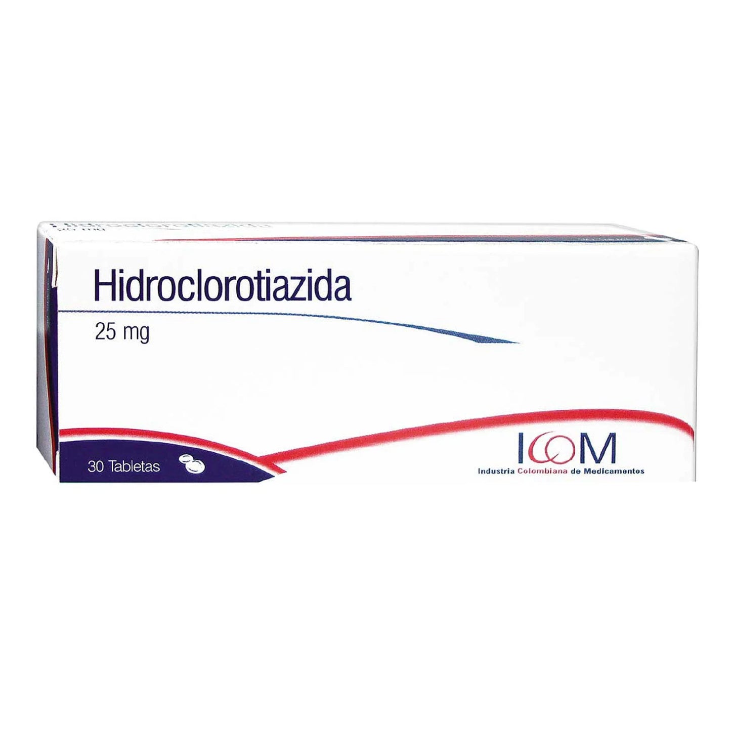 Hidroclorotiazida 25 mg 30 Tableta