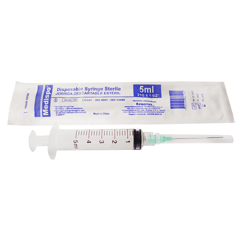 Jeringa 3p 5ml 21x1.1/2 Fa 100un Icom