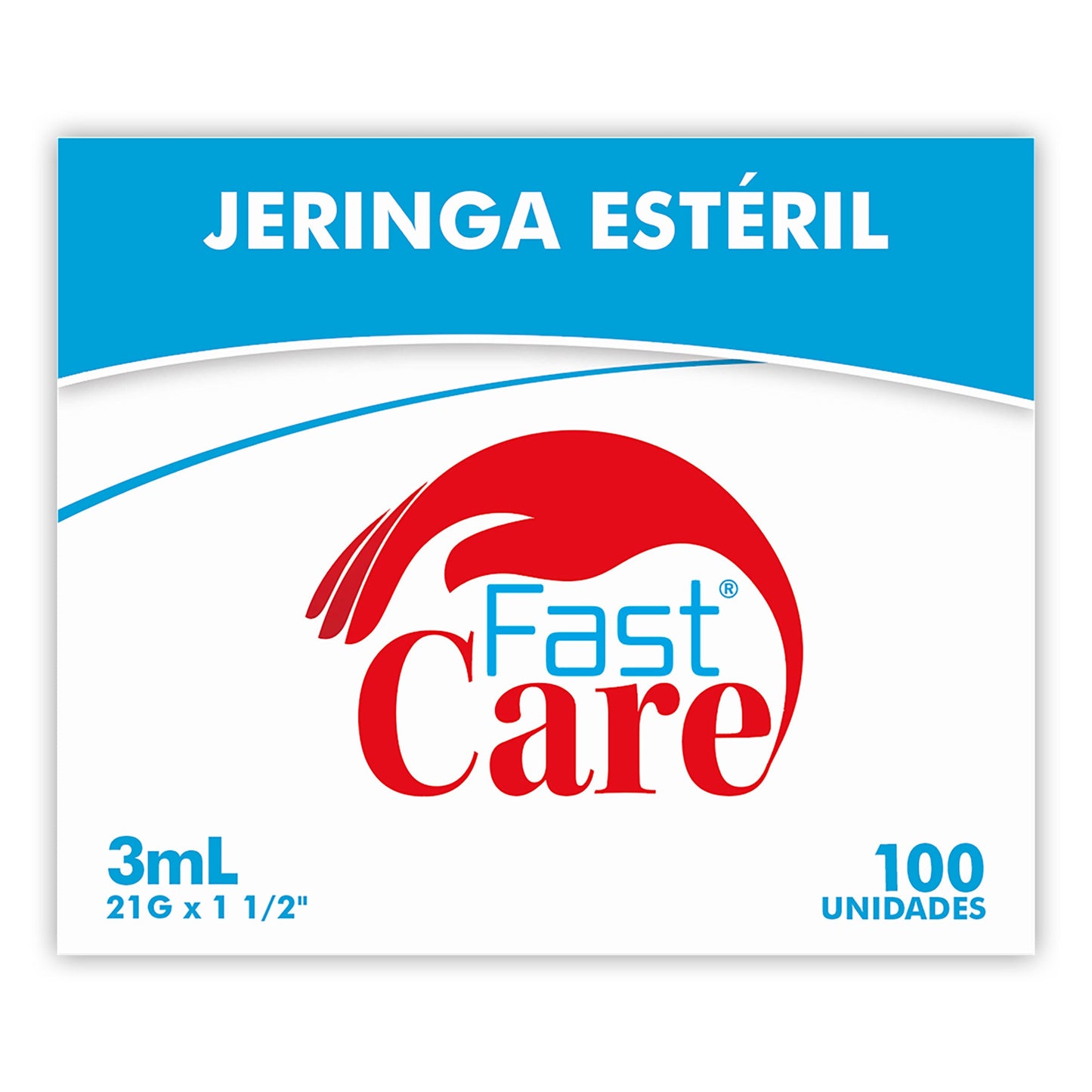 Jeringa 3p 3ml 21x1.1/2 Fa 100un Icom