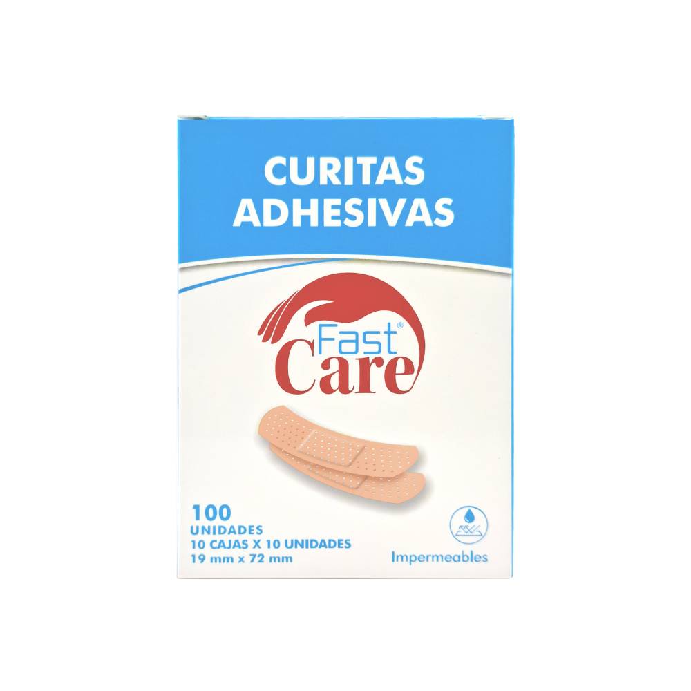 Curas Fast Care Caja X 100 Unds Icom