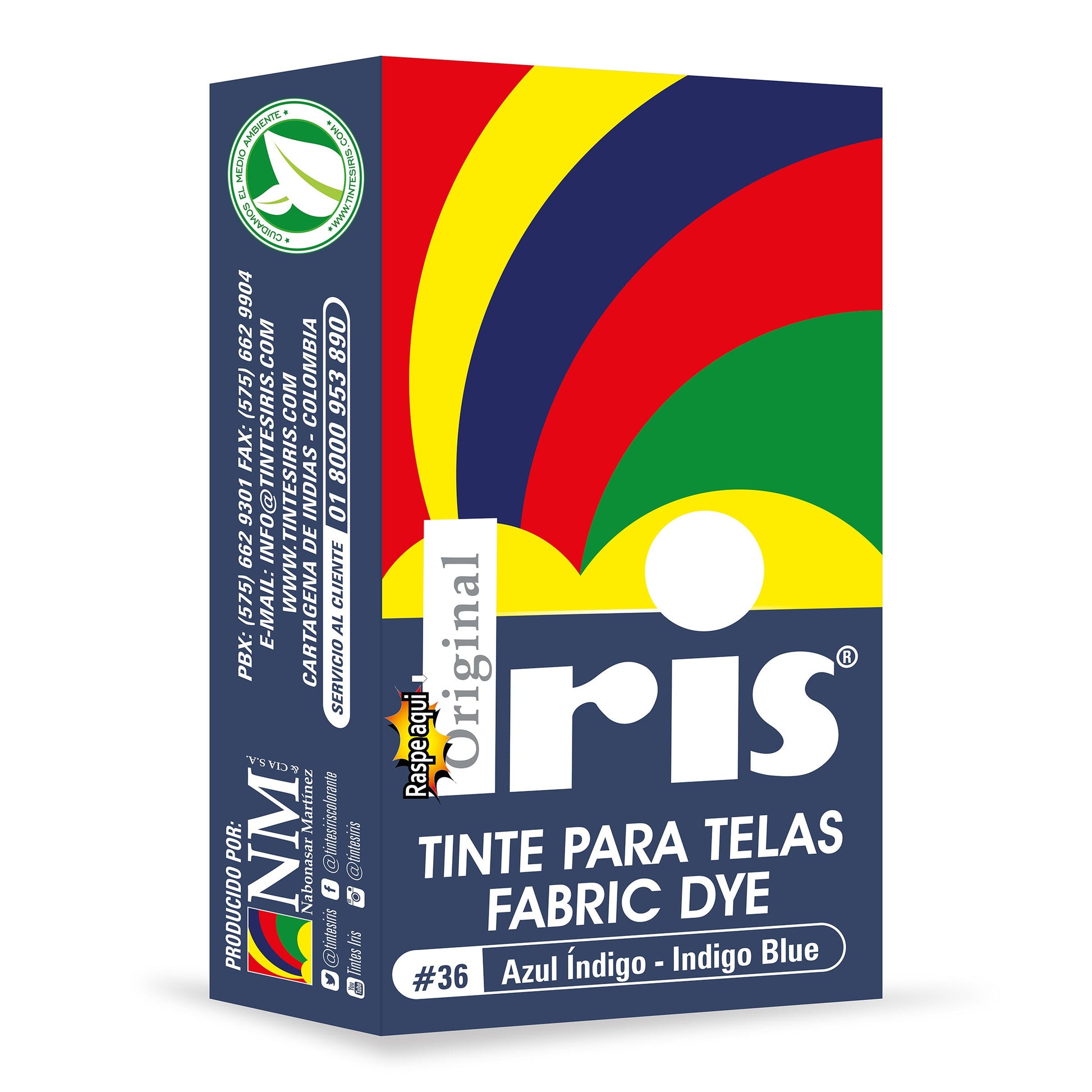 Tinte Iris 36 Azul Indigo 9 gr