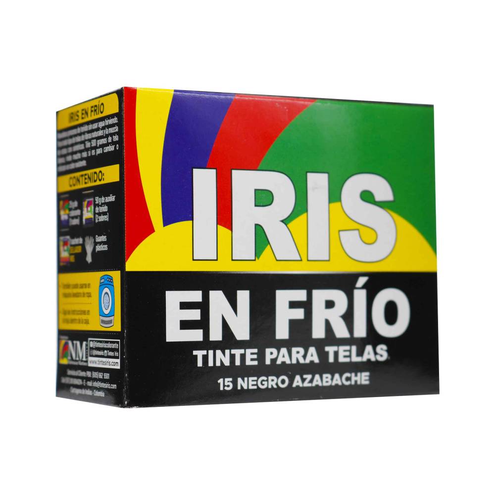 Tinte Iris En Frío Negro Azabache 25 Gramos