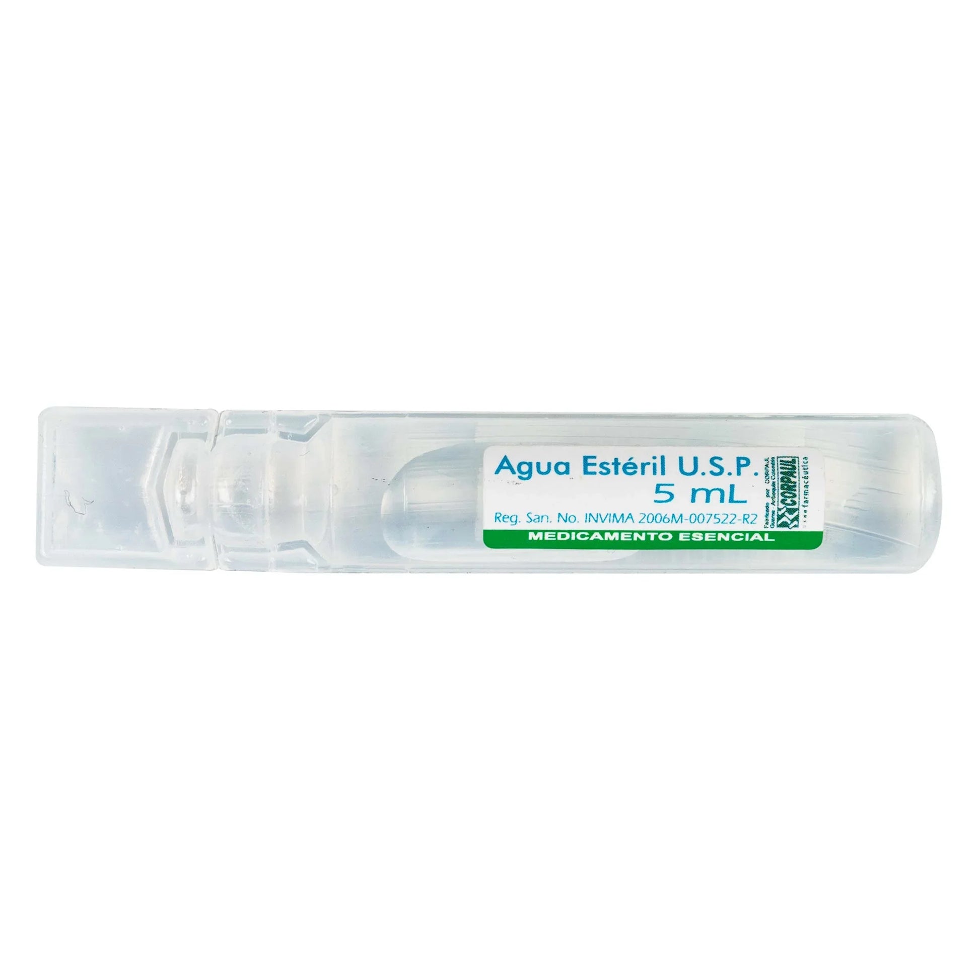 Agua Esteril 5 Mililitros Cp