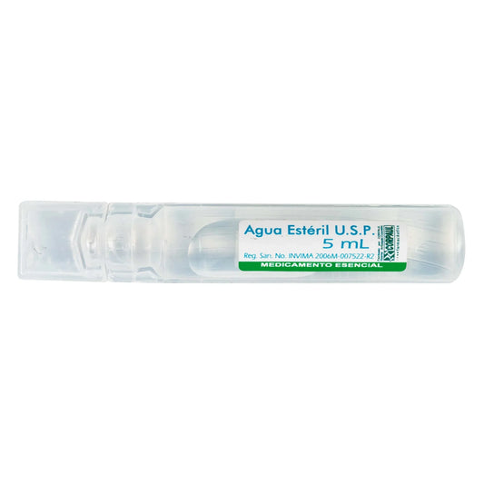 Agua Esteril 5 Mililitros Cp