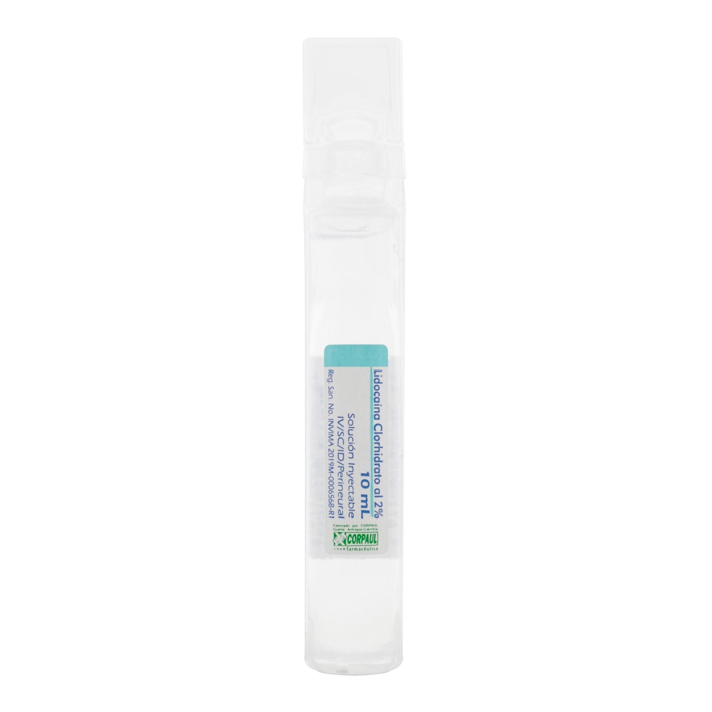 Lidocaina Clorhidrato 2% 10 ml