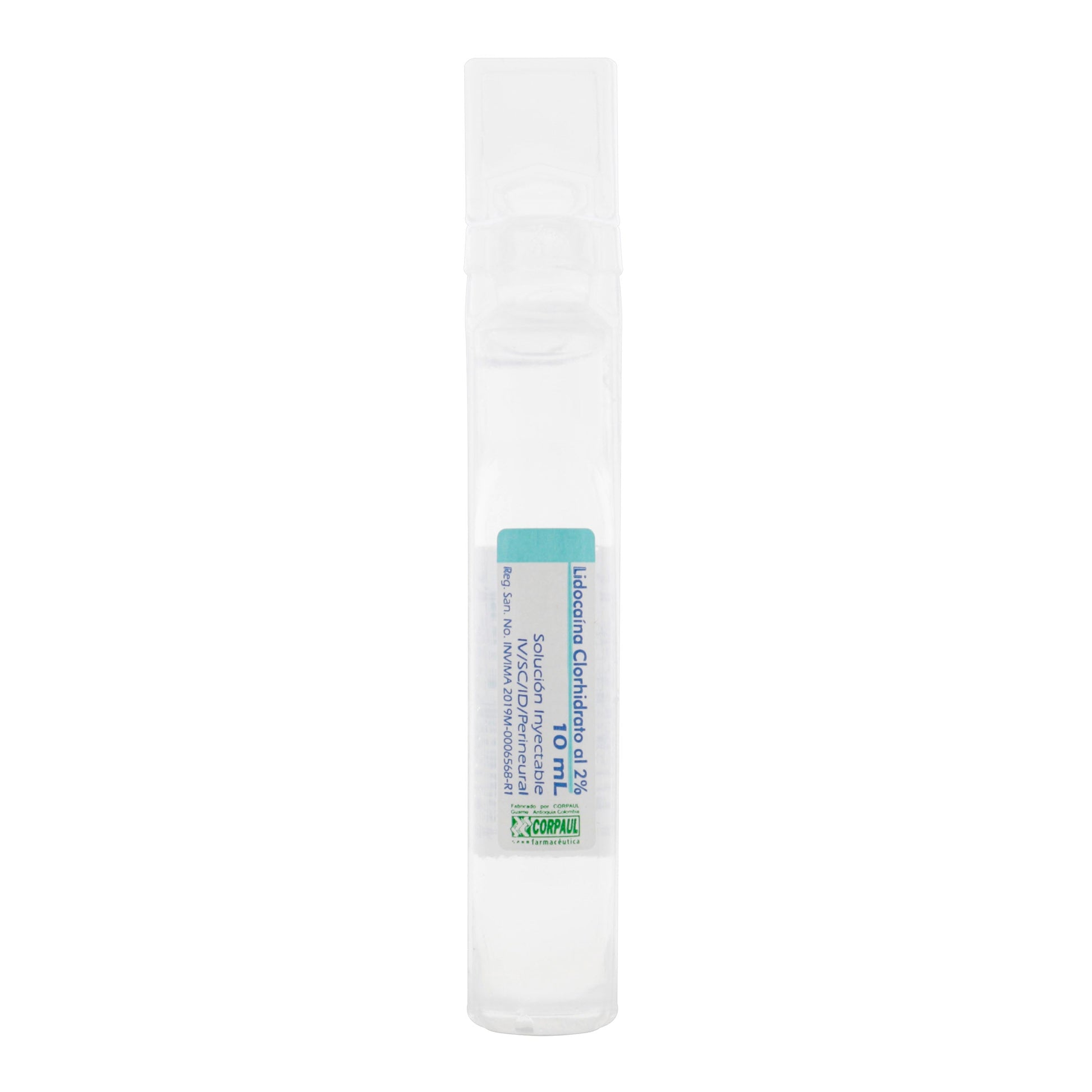 Lidocaina Clorhidrato 2% 10 ml