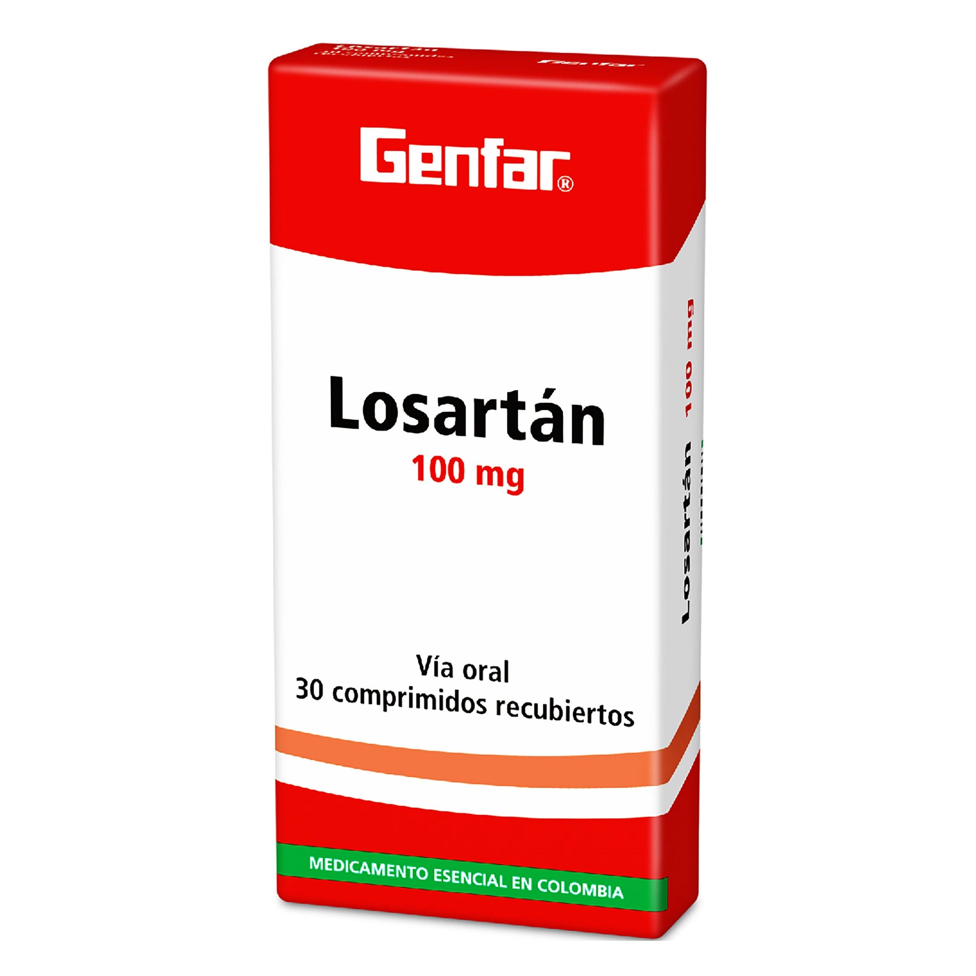 Losartán 100 30 Tabletas gF