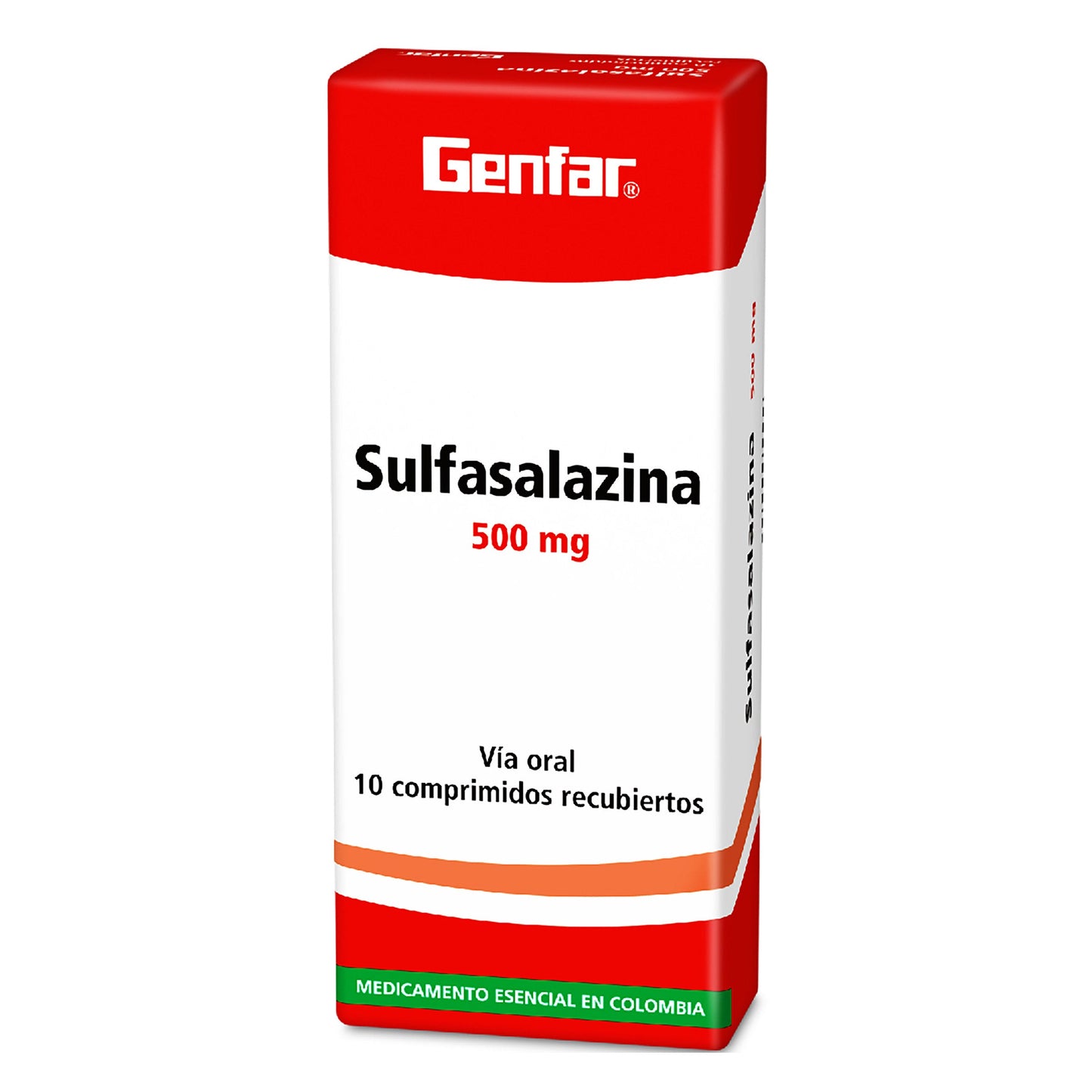 Sulfasalazina 500 mg 10 Tabletas gF