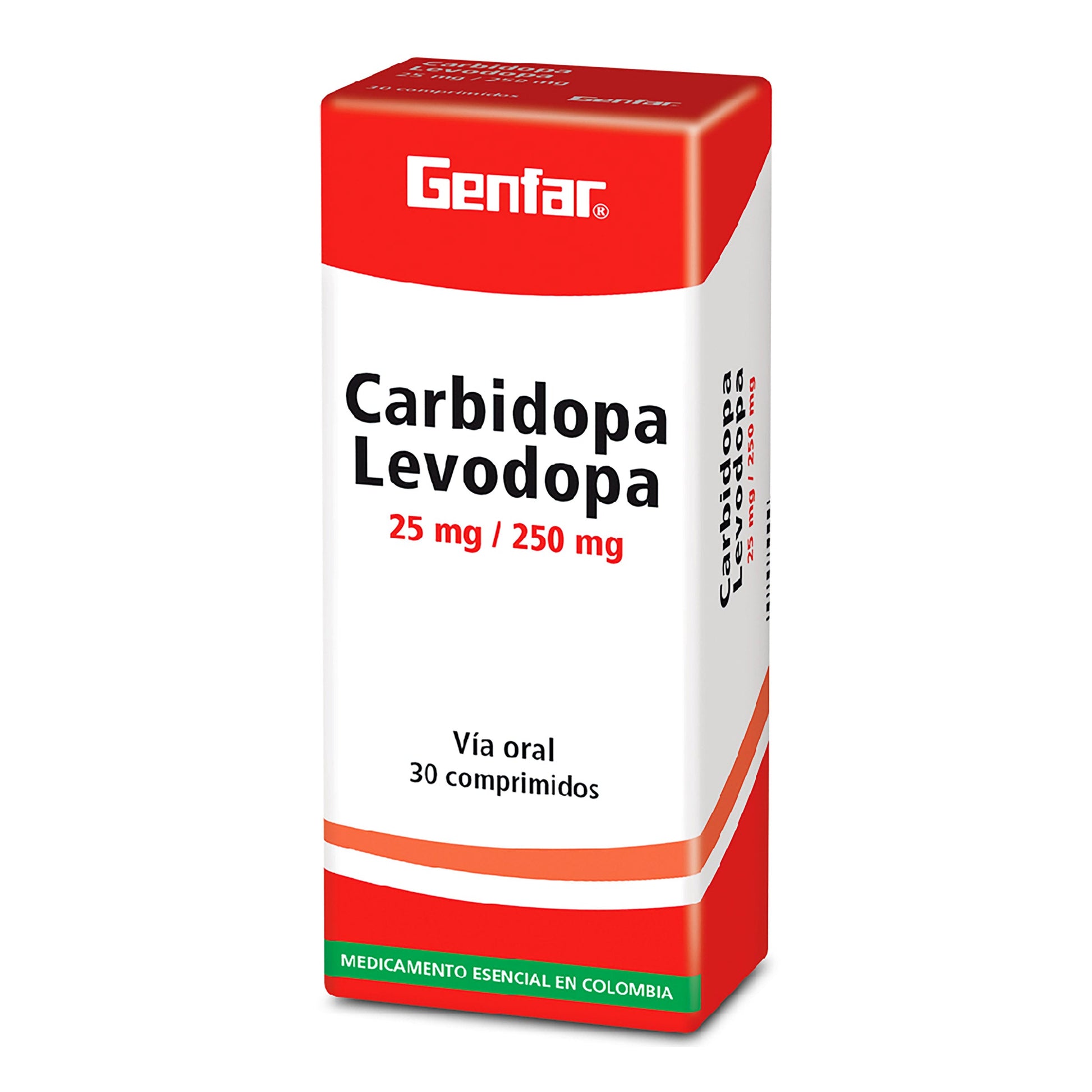 Levodopa+carbidopa 30 Tabletas W