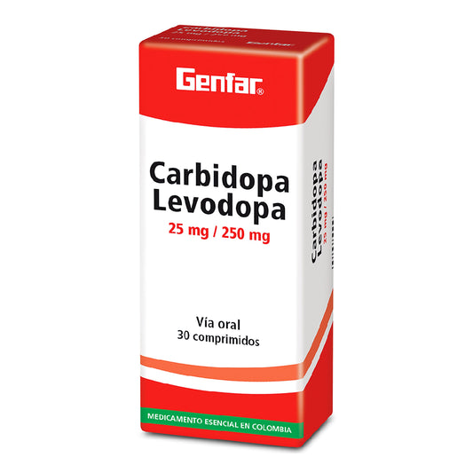 Levodopa+carbidopa 30 Tabletas W