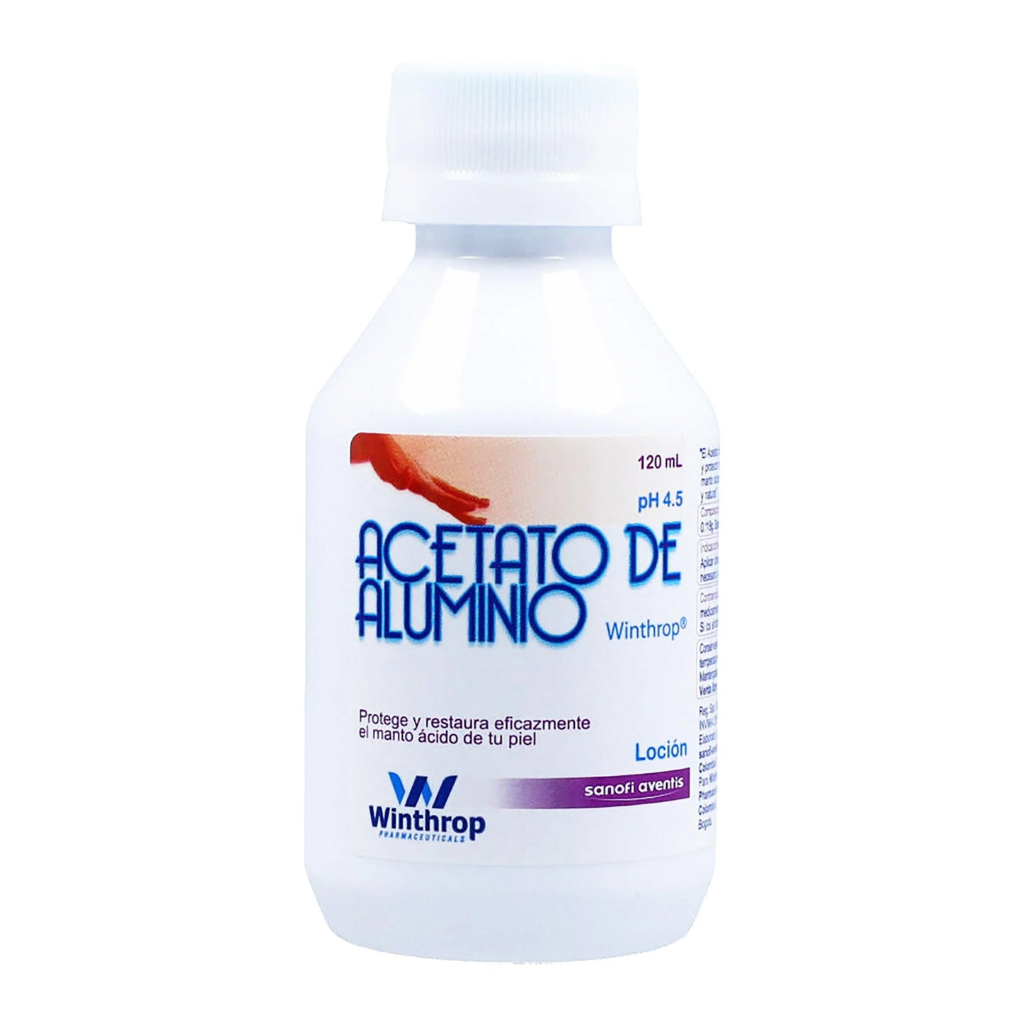 Acetato De Aluminio 120 ml W