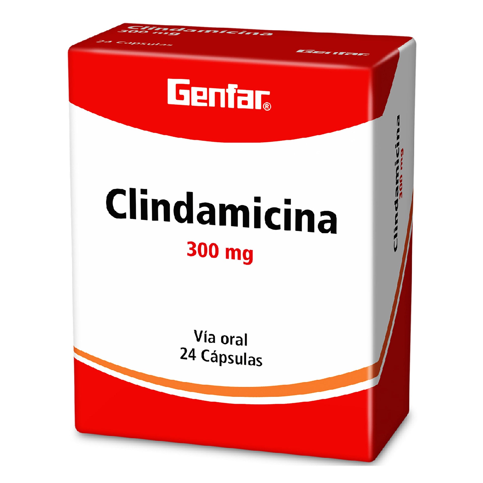 Clindamicina 300 mg 24 Cápsulas W