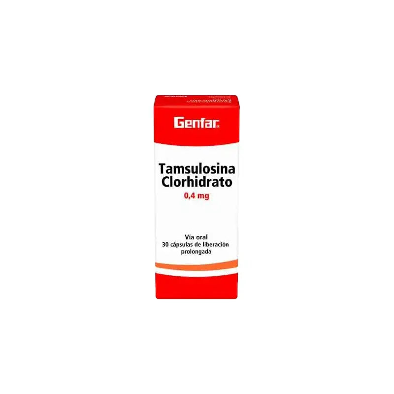 Tamsulosina 0.4 mg 30 Cápsulas W