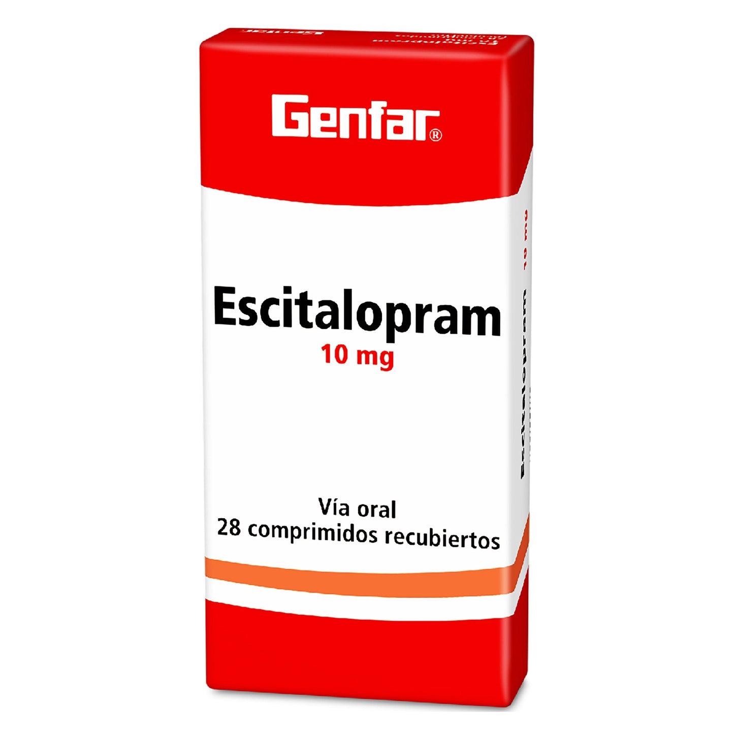 Escitalopram 10 mg 28 Tabletas W