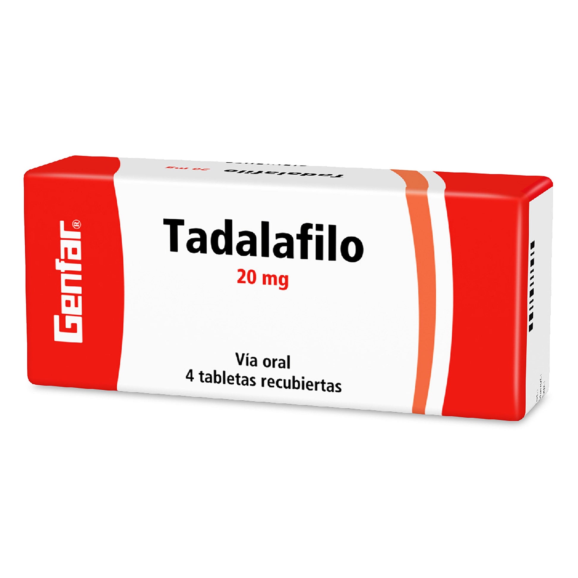 Tadalafilo 20 mg 4 Comprimidos gF